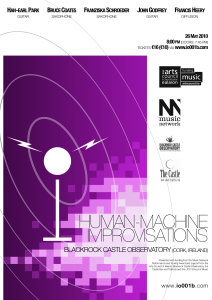 Human-Machine Improvisations (Cork, 2010) poster