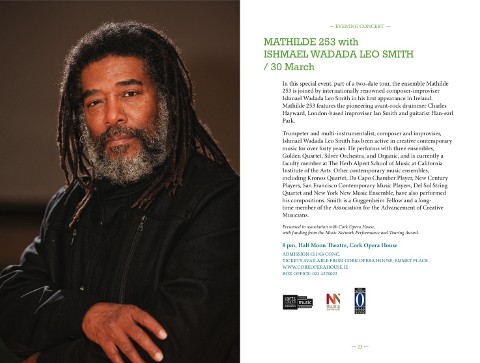 Mathilde 253 with Ishmael Wadada Leo Smith (FUAIM program page)