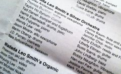 Silver Orchestra lineup 12-16-11