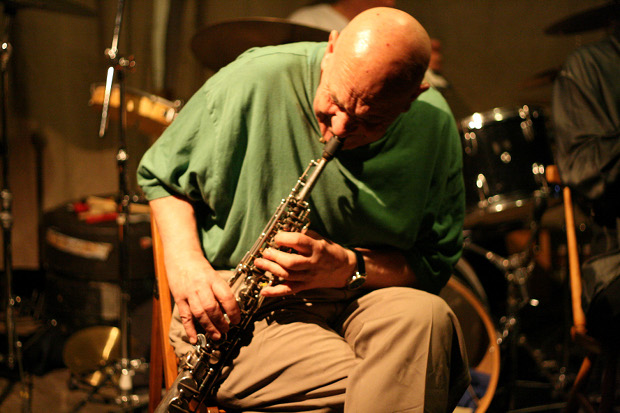 Lol Coxhill (Cafe OTO, London, April 18, 2010). Photo copyright 2010 Seán Kelly.