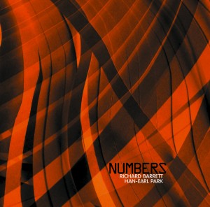 CD cover of ‘Numbers’ (CS 201 cd) with Richard Barrett and Han-earl Park (copyright 2012, Creative Sources Recordings) 