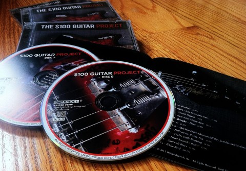 ‘The $100 Guitar Project’ (BRIDGE 9381A/B) (CD artwork copyright 2013, Bridge Records)